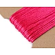 100% polyester rattail satin cord ø2mm - Red (25 Meters)