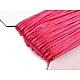100% polyester rattail satin cord ø2mm - Red (25 Meters)