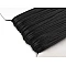 100% polyester rattail satin cord ø2mm - Black (25 Meters)