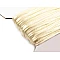 100% polyester rattail satin cord ø2mm - Creamy light (25 Meters)