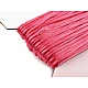 100% polyester rattail satin cord ø2mm - Red (25 Meters)