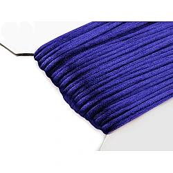 100% polyester rattail satin cord ø2mm - Cobalt blue (25 Meters)