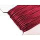 100% polyester rattail satin cord ø2mm - Red (25 Meters)
