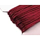 100% polyester rattail satin cord ø2mm - Red (25 Meters)
