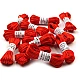 100% polyester rattail satin cord ø2mm, bunch per 3m - Dark mix (10 Bunches)