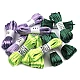 100% polyester rattail satin cord ø2mm, bunch per 3m - Dark mix (10 Bunches)