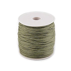 Cotton waxed cord ø1.8 mm - Green khaki (1 Piece)