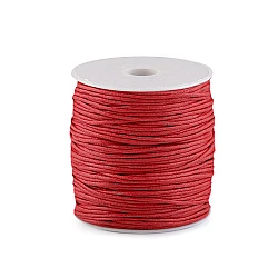 Cotton waxed cord ø1.8 mm - Red strawberry (1 Piece)