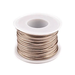 Eco leather cord width 1.5 mm - Pink gold (25 Meters)