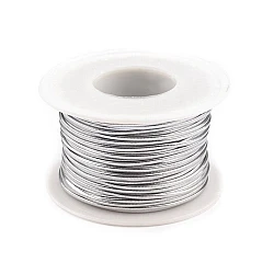 Eco leather cord width 1.5 mm - Silver (25 Meters)
