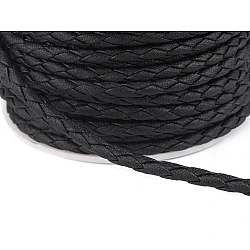 Eco-leather cord ø3 m - Black (1 Meter)