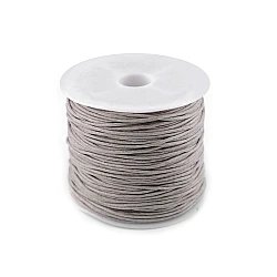 Cotton waxed cord / string ø0.8 mm - Lightgrey (1 Piece)