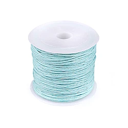 Cotton waxed cord / string ø0.8 mm - Forget-me-not blue (1 Piece)