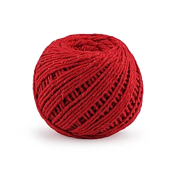 Cotton string / twine macrame ø2 mm - Red (1 Piece)