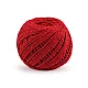 Cotton string / twine macrame ø2 mm - Light brown (12 Pieces)