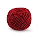 Cotton string / twine macrame ø2 mm - Light brown (12 Pieces)