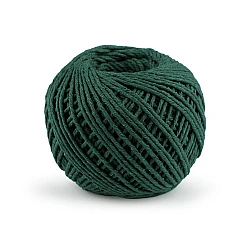 Cotton string / twine macrame ø2 mm - Dark green (1 Piece)