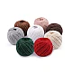 Cotton string / twine macrame ø2 mm - Light brown (12 Pieces)