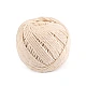 Cotton string / twine macrame ø2 mm - Light brown (12 Pieces)