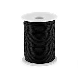 Drapery window blind cord / beading string  ø1.4 mm - Black (100 Meters)