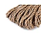 Braided jute string with lurex ø5 mm - Burlap (20 Meters)