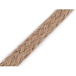 Braided jute string width 15 mm - Natural burlap (1 Meter)