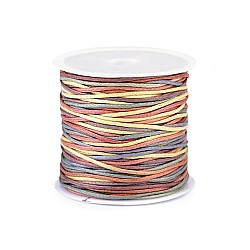 Cotton cord / string ø1 mm rainbow - Darkbeige (1 Piece)