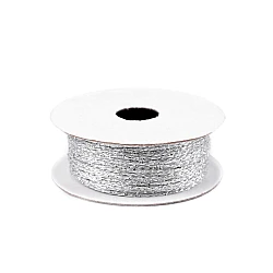Lurex cord / string ø1 mm - Silver (1 Piece)