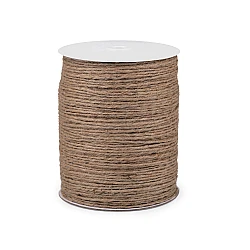Jute string / twine ø3 mm for knitting bags and decorations - Natural burlap (1 Piece)