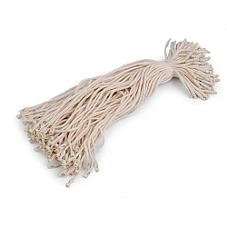 Hang tag / cotton string snap lock pin - Lightbeige (1000 Pieces)
