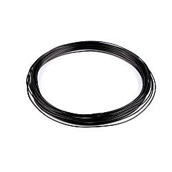 Aluminum wire ø1 mm - Black (1 Piece)