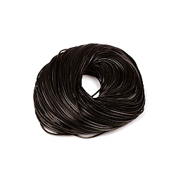 Flat leather strap width 2 mm - Darkbrown (1 Meter)