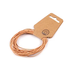Leather cord / string ø1 mm - Darkbeige (5 Meters)