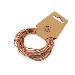 Leather cord / string ø1.5 mm - Darkbeige (5 Meters)