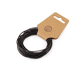 Leather cord / string ø1.5 mm - Brown (5 Meters)