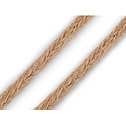 Jute braided cord ø6 mm - Natural burlap (1 Meter)