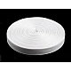 Herringbone twill tape width 18 mm - White (50 Meters)