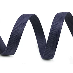 Herringbone twill tape width 12 mm - Paris blue (50 Meters)