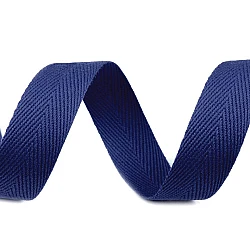 Herringbone twill tape width 20 mm - Berlin blue (50 Meters)