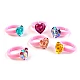 Girls rings - assorted mix - Mix (36 Pieces)