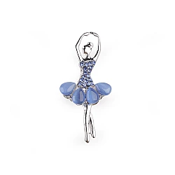 Brooch balerina - Blue (1 Piece)