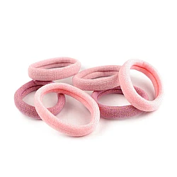 Elastic hair bands width lurex - Powder (1 Card)