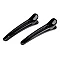 Alligator hair clip with teeth - Black (2 Pieces)