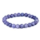 Bracelet made of minerals, quartz with sodalite - Violet lilac (1 Piece)
