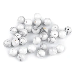 Mineral / gemstone beads howlite ø6 mm - Howlit (10 Pieces)