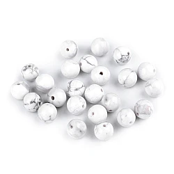 Mineral / gemstone beads howlit ø8 mm - Howlit (12 Pieces)