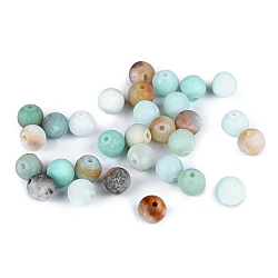 Amazonite matte synthetic mineral ø6 mm - Amazonit (22 Pieces)
