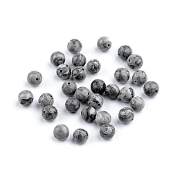 Mineral beads marble ø6 mm - Grey (10 Pieces)
