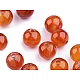 Carnelian mineral beads ø6 mm - Carnelian (62 Pieces)