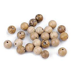 Mineral / gemstone beads sand jasper ø8 mm - Jasper sand (45 Pieces)